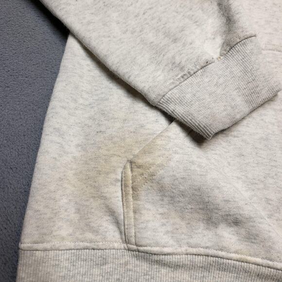 H&M Hoodie Mens Small Diggin Detroit Flame Record Relaxed Fit Pullover Stained - Picture 6 of 10